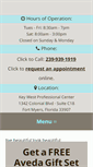 Mobile Screenshot of bellisimosalonftmyers.com